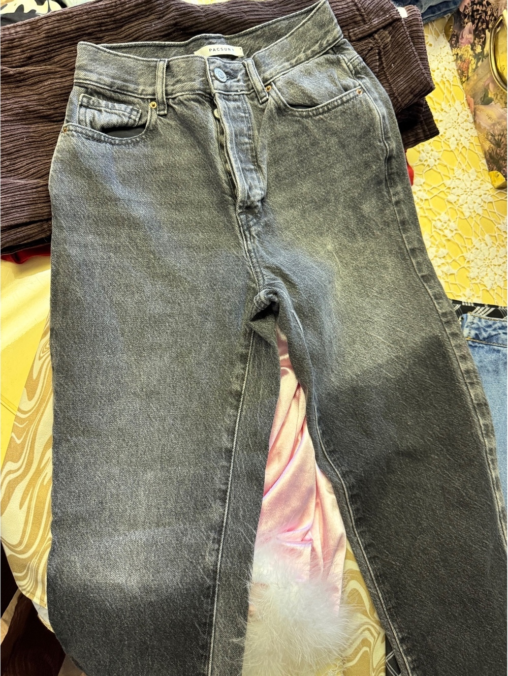 PacSun high rise straight leg jeans